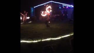 Fire dance party