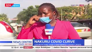 Nakuru county has 458 coronavirus confirmed cases