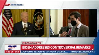 Joe Biden Loses Temper During Press Conference, Took Exception to Question