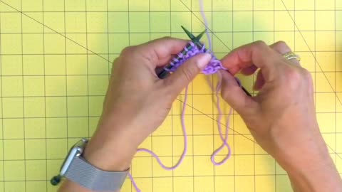 Learn to Work the Purl Stitch