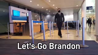 "Let's Go Brandon" Blasts Through The Speakers At Chicago O'Hare