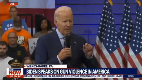 Biden - Bullets Travel 5x Faster From A AR-15 Than Any Other Gun