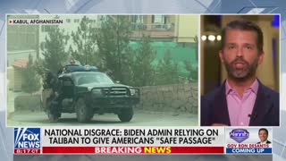 Trump Jr Says Biden Has Created The 'Largest Hostage Situation In The History Of The World