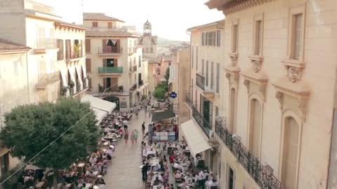 Strange ghost footage captured on camera in Majorca, Spain