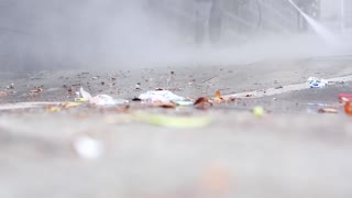 Cleaning Street Pressure Washer Road Water