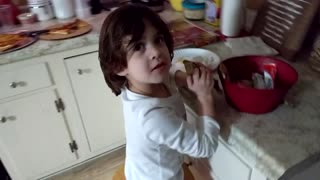 Kid Caught Stealing Chocolate In Kitchen Funny Video
