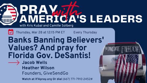 Controlling Banking based on Beliefs: Pray With America's Leaders