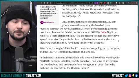 Dodgers To Host Drag Nuns For Family Game MOCKING Christians, Left Says Its Not Hate Speech