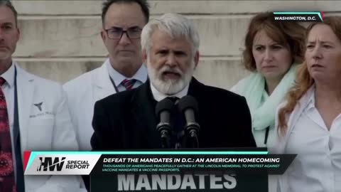 Dr. Robert Malone at the Defeat the Mandates Rally in DC