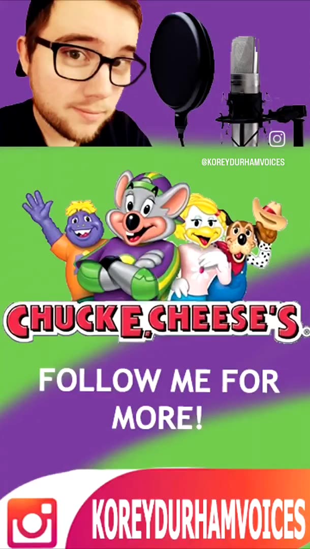 Chuck E Cheese Avenger Chuck Impression