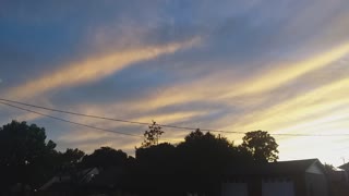 Beautiful sky after sunset