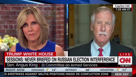 Angus King Compares 2016 Russian Hacking to 9-11 Terror Attacks