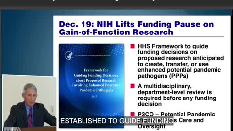 BUSTED: 2018 Video Shows Dr. Fauci REINSTATING Gain-of-Function Research at NIH - Defending Its Use