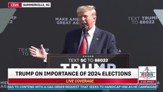 Trump: "We will evict Joe Biden from the White House"