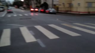 Walking street after rain in São José-SC-BRAZIL