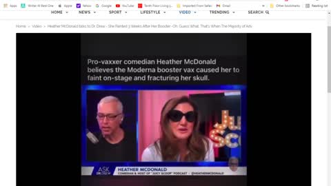 Heather McDonald Says No More Boosters For Her