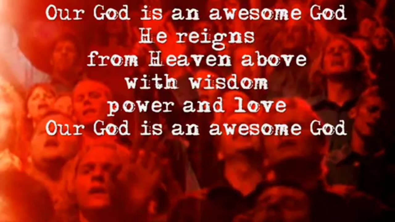 Awesome God Hillsong United (Lyrics Video)