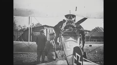 German Aerial Bomb Attack - World War I