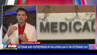 Veteran and entrepreneur discusses giving back on Veterans Day