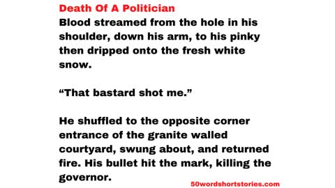 Death Of A Politician