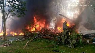 accidente de avión militar en Filipinas