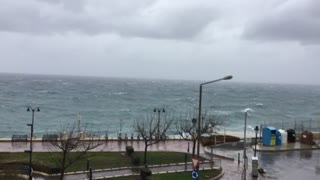 Stormy day Sliema Malta