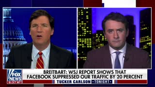 Alex Marlow talks to Tucker Carlson about Facebook suppressing Breitbart