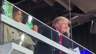 Trump Laughs at "Let's Go Brandon" Chant
