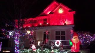 Spectacular Christmas lights display syncs to LMFAO's 'Party Rock Anthem'