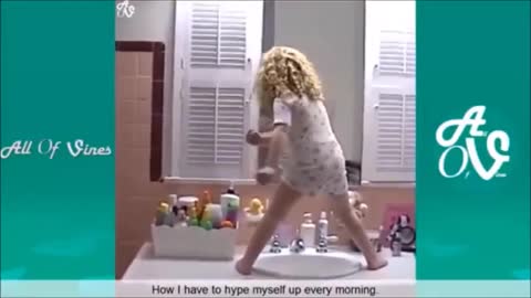 Fun Dance In The Bathroom
