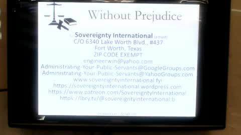 Without Prejudice at the Northeast Private Information Share Part 1