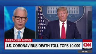 Anderson Cooper trashes president over briefings
