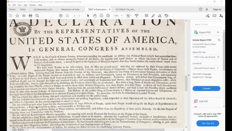 Special Edition of THE T-ROH SHOW-THE TWO DECLARATIONS OF INDEPENDENCE OF 1776!