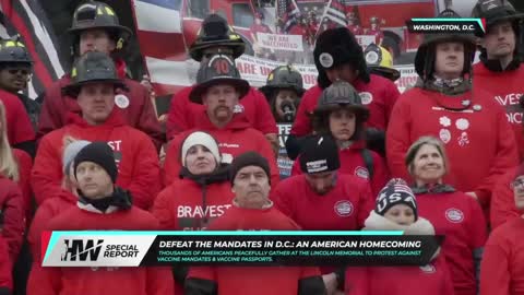 Firefighters Against Mandates - Defeat the Mandates DC Rally
