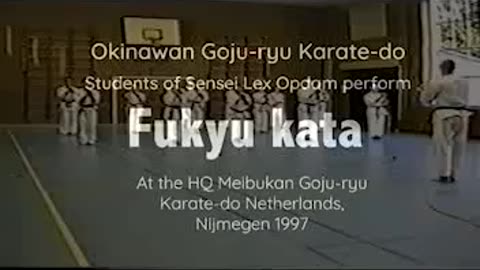 Karate | Okinawan Goju-ryu | Fukyu kata | jodan