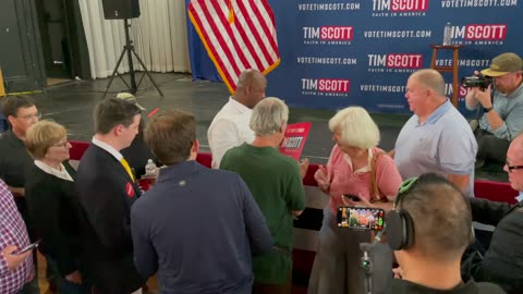 U.S. Sen. Tim Scott, R-SC, In Concord Aug. 25, 2023