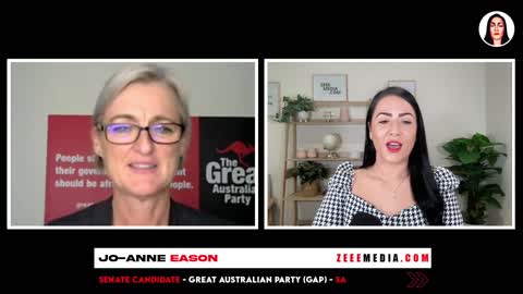 Zeee Media Election Week - Jo'Anne Eason - Senate Candidate - Great Australian Party (GAP) - SA