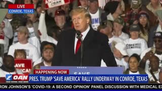 President Trump Save America Rally Conroe Texas
