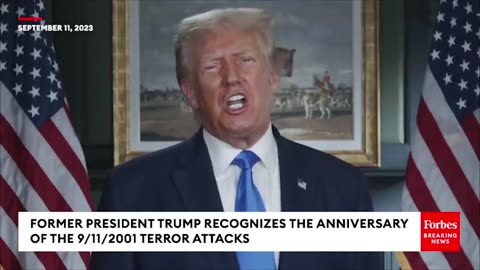 Former president Donald Trump releases message for Anniversary of 9/11