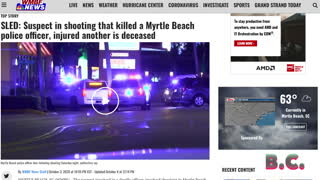 Police officer killed in Myrtle Beach shooting that wounded another officer