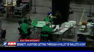 Ken Bennett: Auditors getting through a pallet of ballots a day
