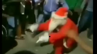 Indian 🎅 dance,Santa after visiting dulhe in india