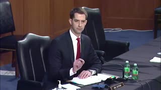 Tom Cotton Leaves Biden DOJ Nominee Speechless With Question About "Systemic Racism"