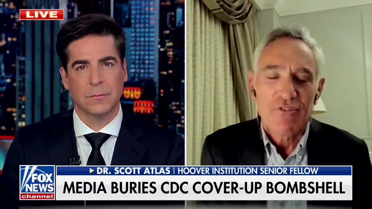 Dr. Scott Atlas and Jesse Waters Discuss CDC Covering Up Data
