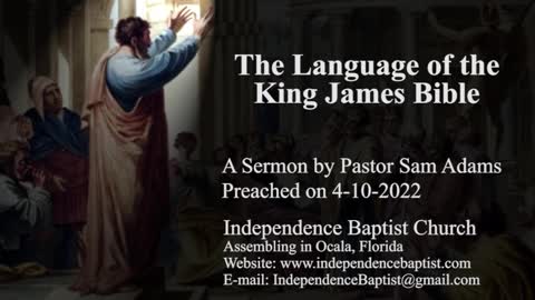 The Language of the King James Bible