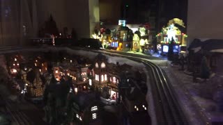 2019 Christmas Village and Train Layout