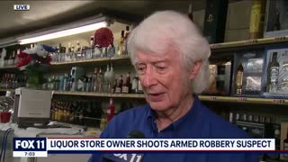 Store Owner Gives Interview After Using Shotgun To Fight Off Armed Robbers