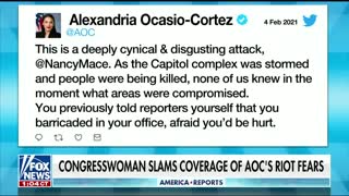 Congresswoman Calls Out AOC for Lying About the Capitol Hill Riots