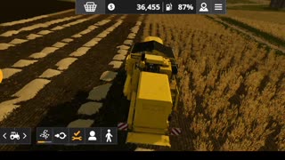 Farming Simulator 20 - harvesting oats