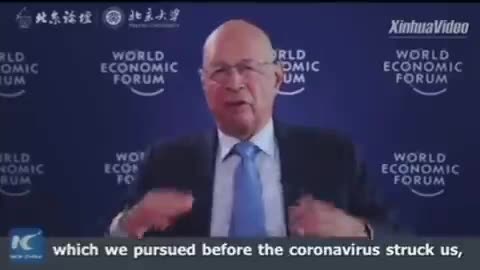 Klaus Schwab si inchina al nuovo dominatore mondiale la Cina